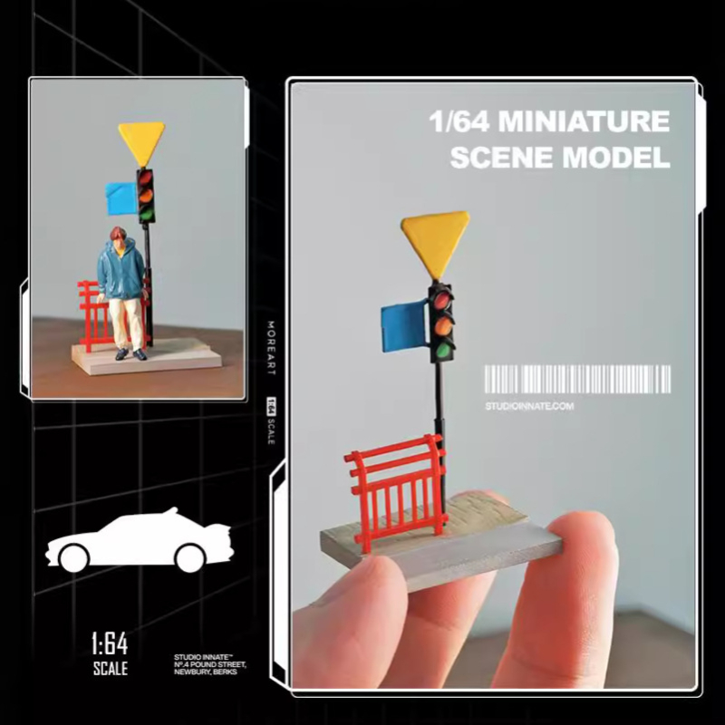 Photography Lighting Simulator Free - 1:64 Simulation Traffic Light Railing Miniature