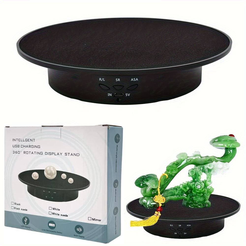 Photography Lighting Material - 20 cm/7.87 inch Electric Rotating Turntable