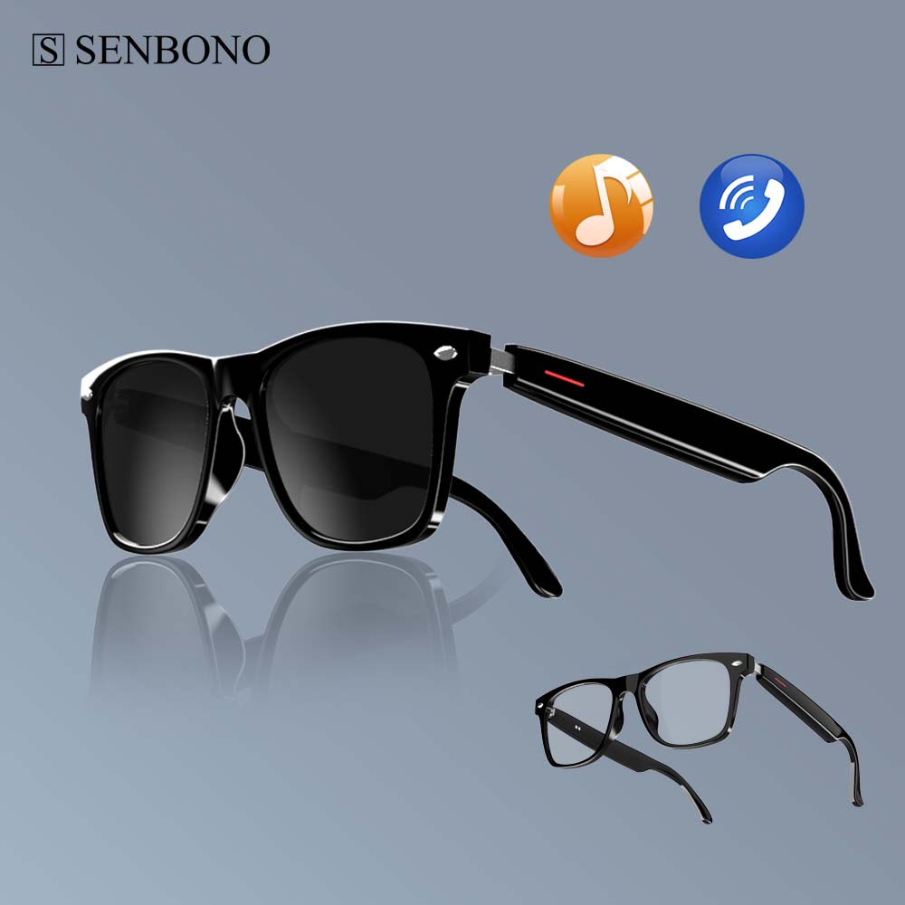 Photography Lighting Gear - SENBONO E13 Smart Glasses:Blue Light Filtering