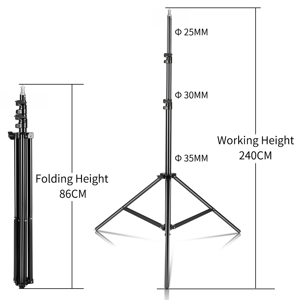 240CM/7.9FT 1/4 Screw Photogra - Photography Umbrella Lighting Kit 评论和价格