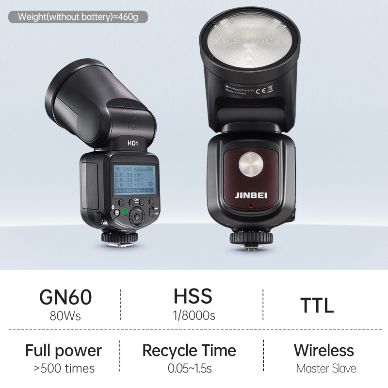 JINBEI HD-1Round-head HSS Spee - Photography With Lighting 评论和价格