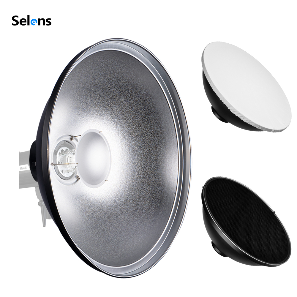 Selens 30/42/55cm Beauty Dish  - Photography Lighting Beauty Dish 评论和价格