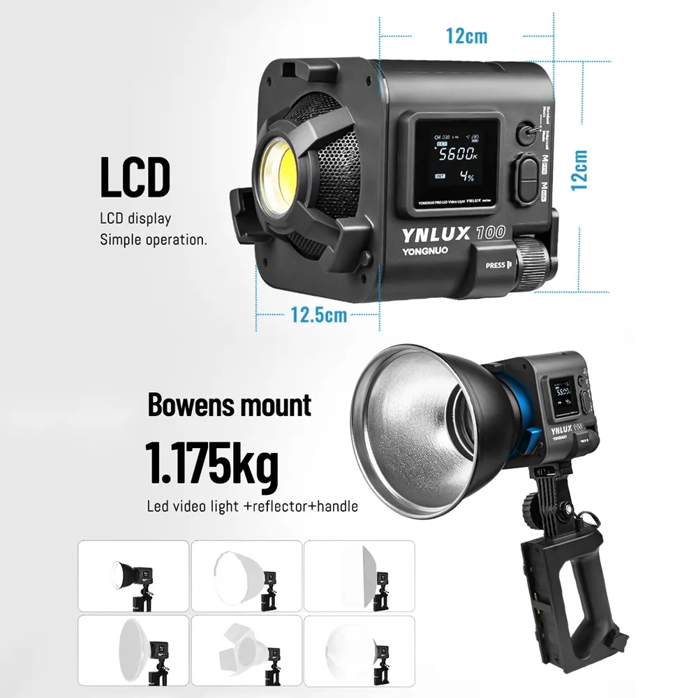 YONGNUO YNLUX100 100W 3200K-56 - Photography With Lighting 评论和价格