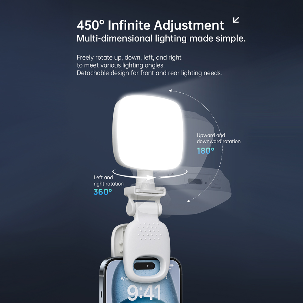 Portable LED Selfie Light Came - Photography Lighting Diagram 评论和价格