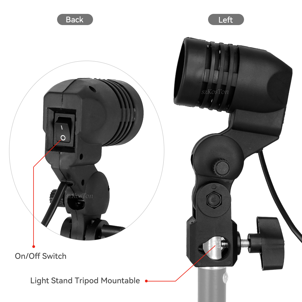 Single Head Bulb Holder E27 So - Photography Umbrella Lighting Kit 评论和价格