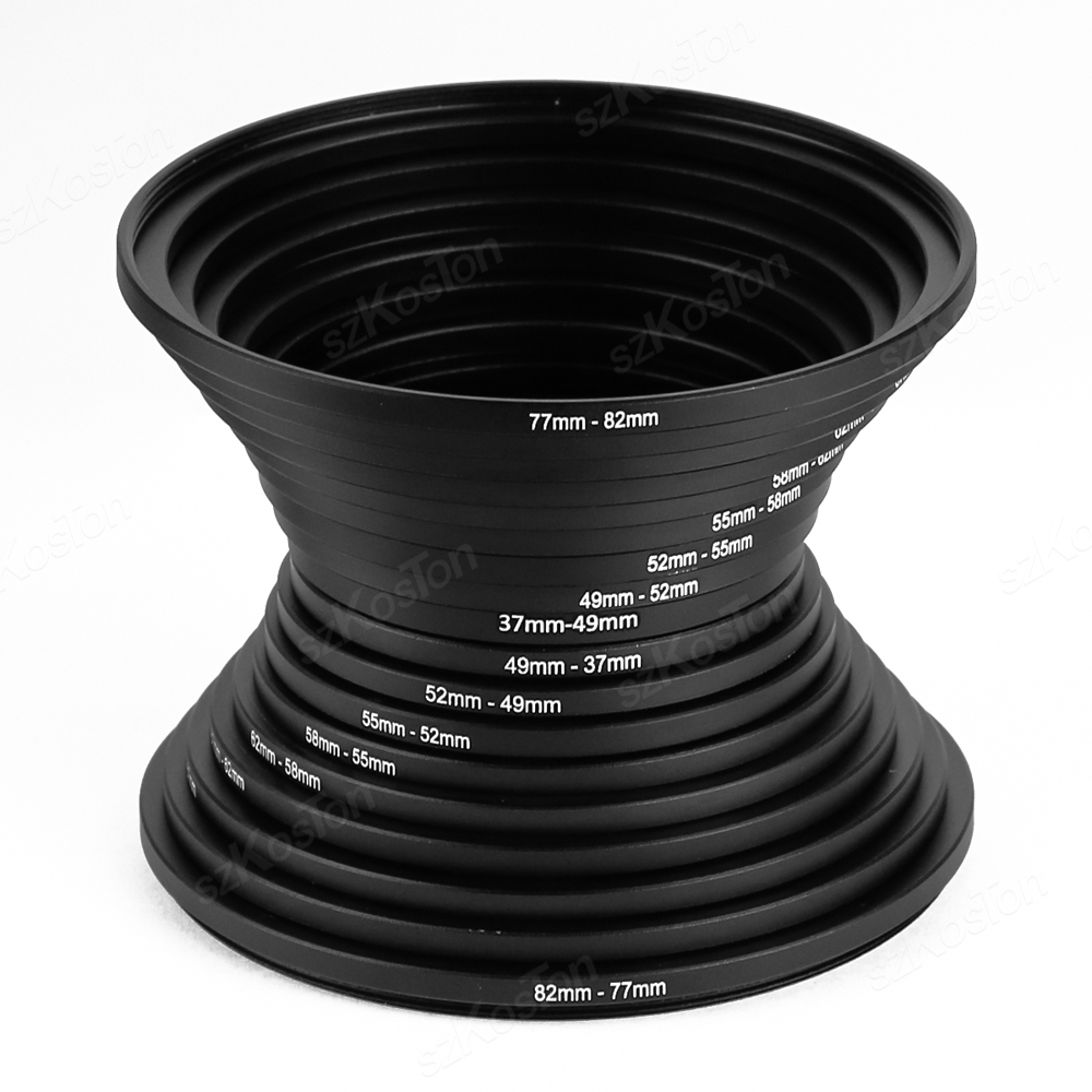 18pcs Camera Lens Filter Step  - Macro Photography Lighting Kit 评论和价格
