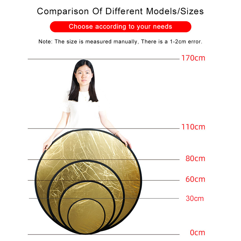2in1 Round Portable Reflector  - Photography Lighting Diffuser 评论和价格