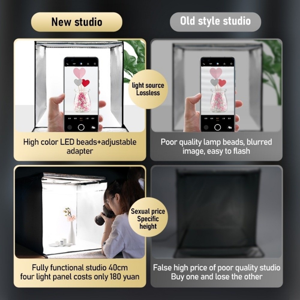 45/65cm LED Soft Light Box Min - Photography Lighting And Background 评论和价格