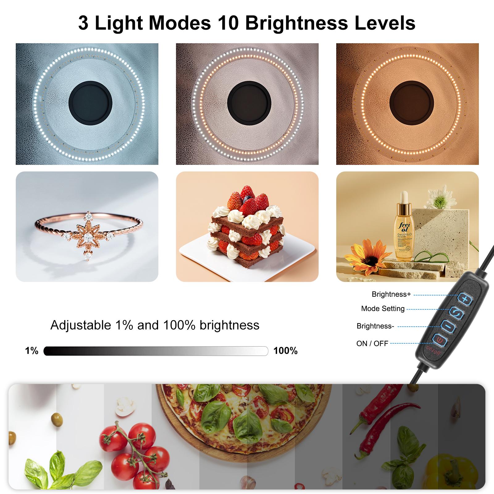 PULUZ 50cm Folding Portable Ri - Photography Lighting For Products 评论和价格