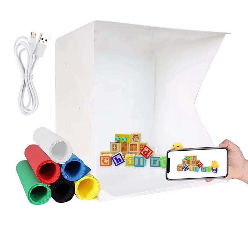 Folding Lightbox Portable Phot - Photography Lighting And Background 评论和价格