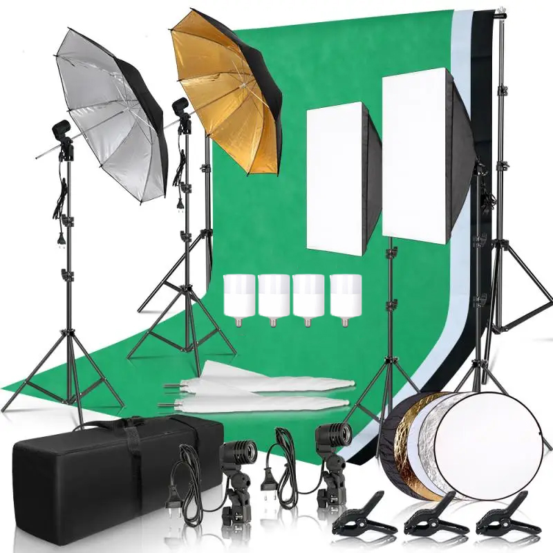 Photography Lighting Kit Umbre - Photography Umbrella Lighting Kit 评论和价格