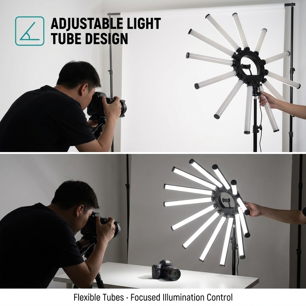 12 Arms Multi Tube Photography - Photography Led Lighting Kit 评论和价格