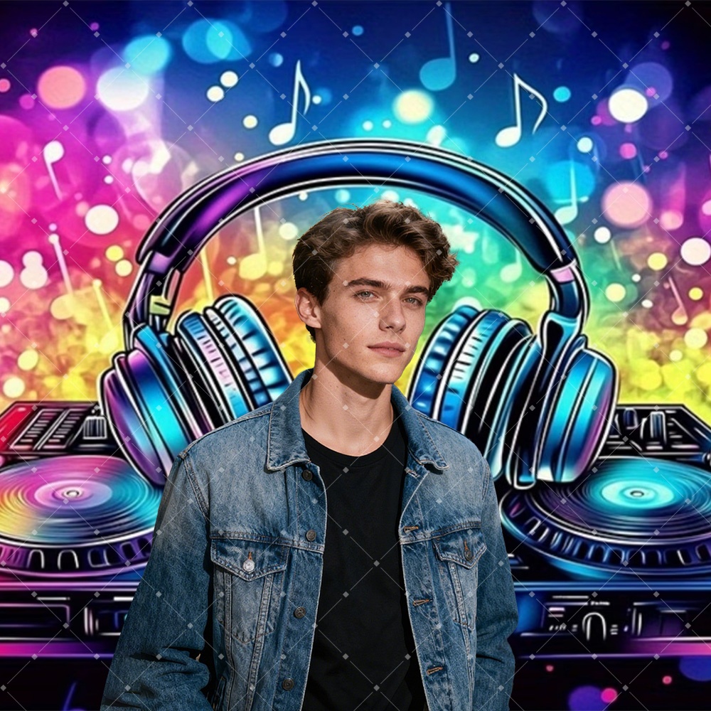 Hip Hop Music DJ Party Decorat - Photography Lighting And Background 评论和价格