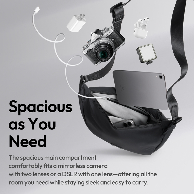 Ulanzi HMN1 Lunar Sling Bag Wh - Photography Lighting Gear 评论和价格