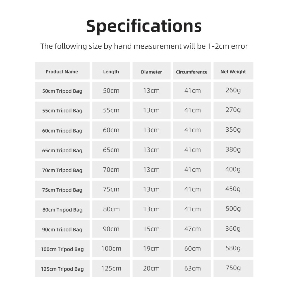 55/60/65/70/75/80/100/125cm Pa - Photography Lighting Gear 评论和价格