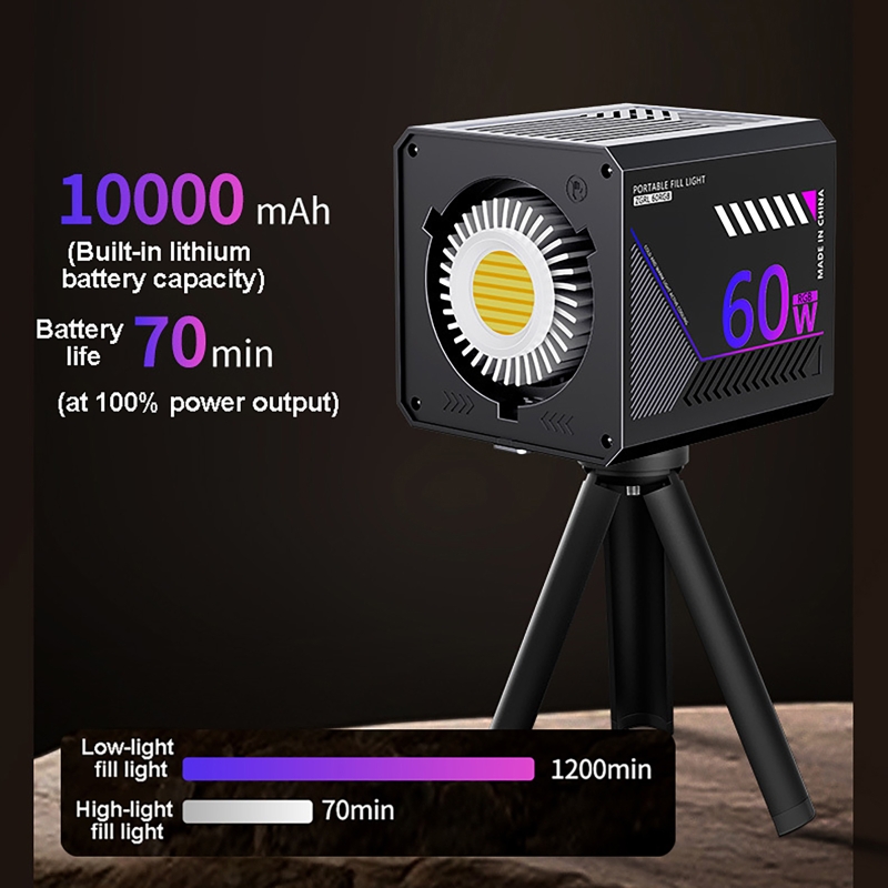 60W RGB Video Light Portable L - Photography Lighting And Background 评论和价格