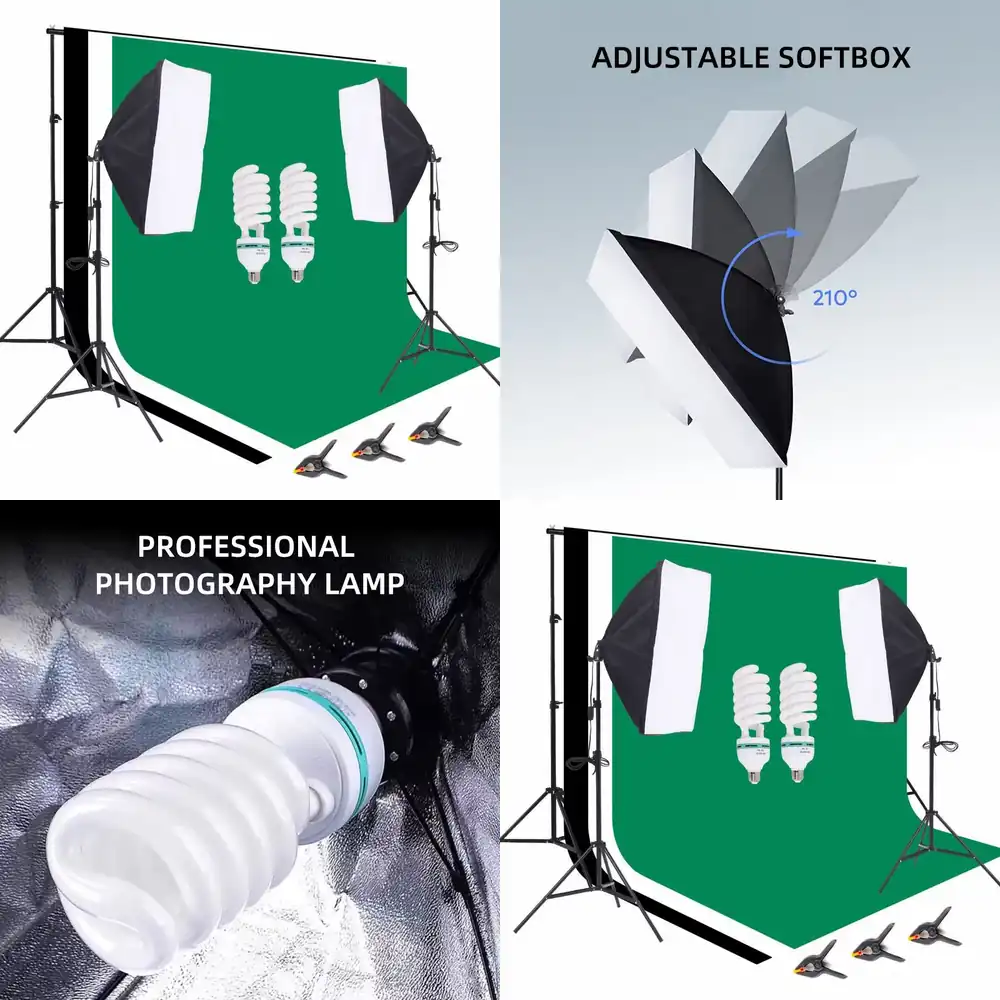 1 Photo Studio Equipment 2.6*3 - Photography Umbrella Lighting Kit 评论和价格