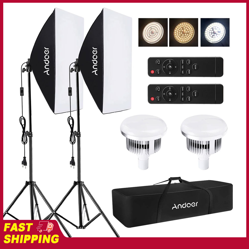 Andoer Softbox Lighting Set St - Photography Umbrella Lighting Kit 评论和价格