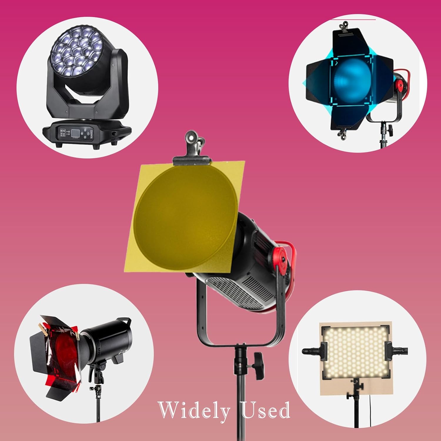 30x30cm 11Pcs PVC Gel Light Fi - Photography Umbrella Lighting Kit 评论和价格