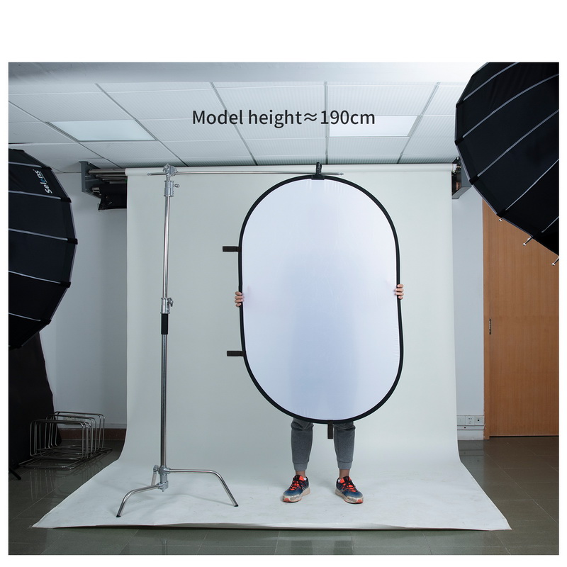 100X150CM Foldable Oval Reflec - Photography Lighting Diffuser 评论和价格