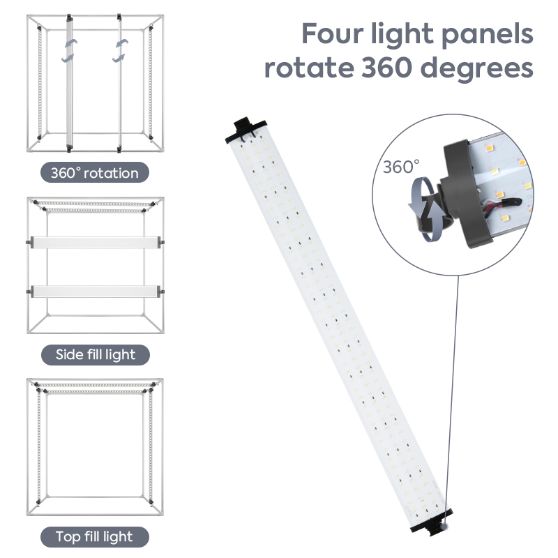Photo Studio Photo Box Kit,120 - Photography Led Lighting Kit 评论和价格