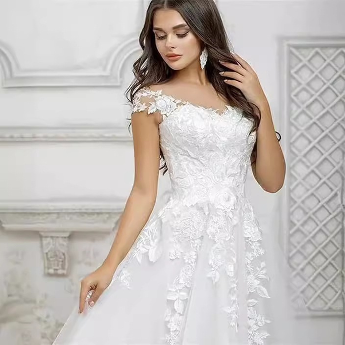 Light Wedding Dress Strapless  - Photography Lighting Style 评论和价格