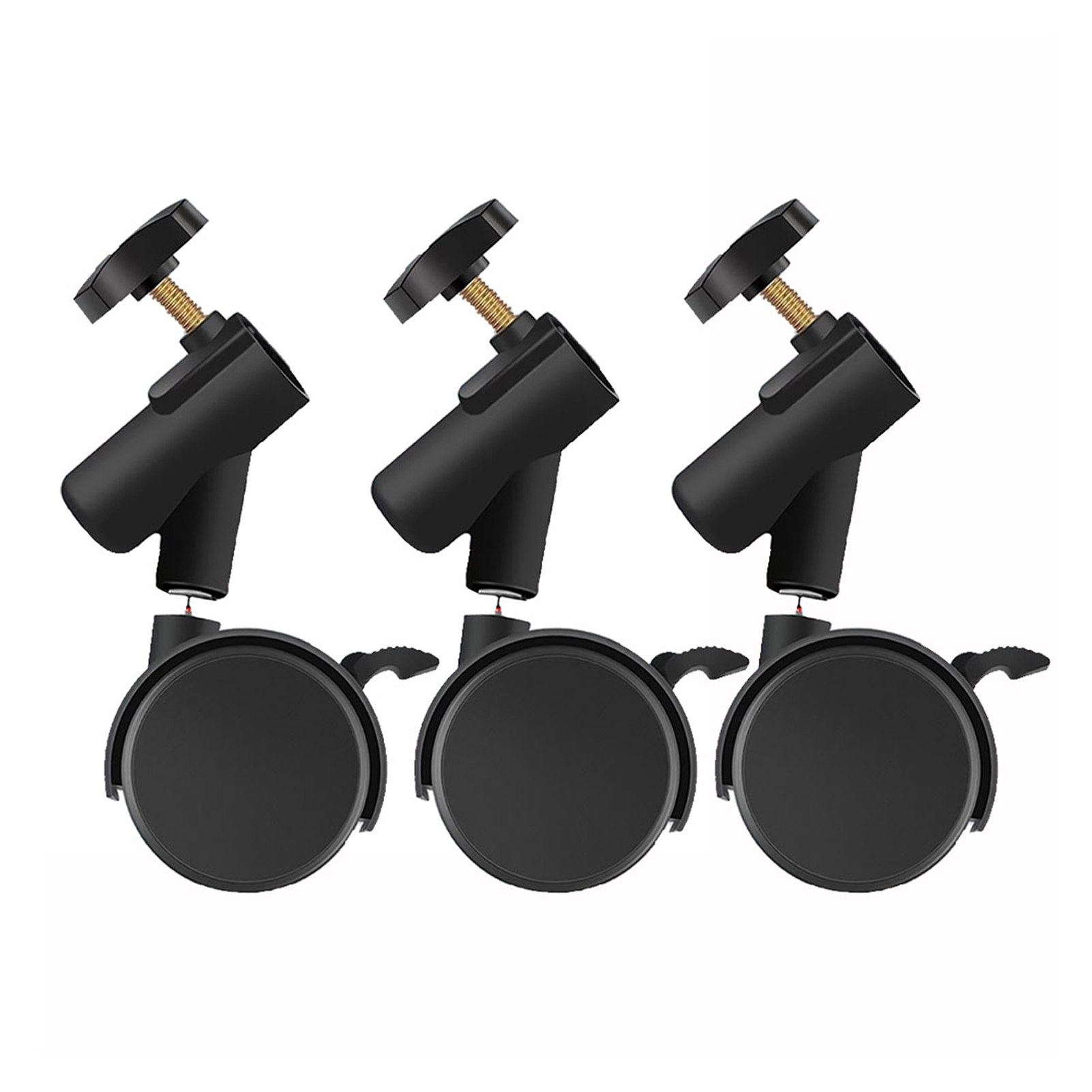 3pcs/set Flexible  Casters Whe - Photography Lighting Setup 评论和价格