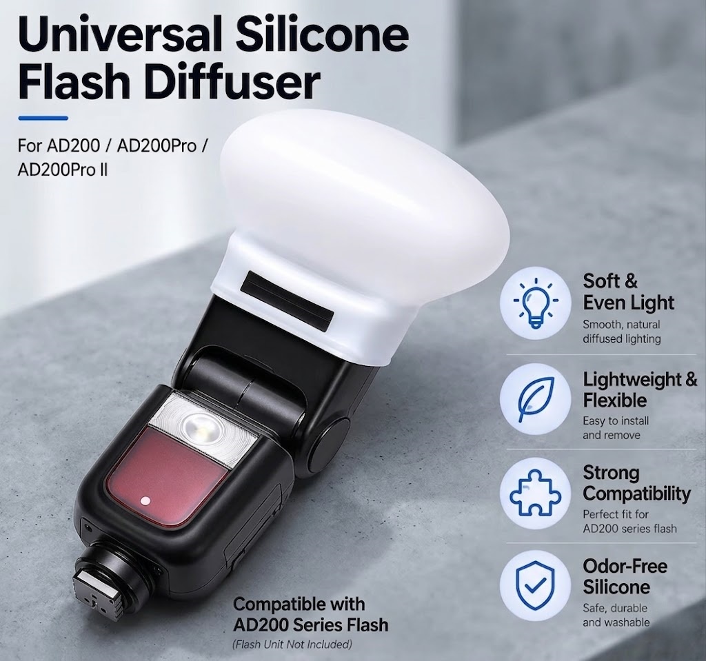 Silicone Flash Diffuser Soft C - Photography Lighting Diffuser 评论和价格